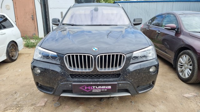 BMW X3 глубокая полировка и бронирование фар полиуретановой плёнкой